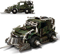 HIGH GODO Off-Road Car Building Set MOC Wasteland Style Truck Model Kit Creative Cool SUV Building Block Toys Gifts for Teens Adults 14+ (636 Pieces)