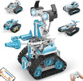 Robot Building Kit with APP/Remote Control STEM Gifts for Boys Age 6-16Technic Coding Robotic Toys for Kids Birthday Buildable 5in1 Models with 720 Pieces