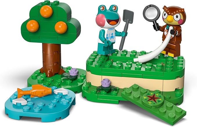 LEGO Animal Crossing Blathers’s Museum Collection Building Toy - Pretend Play Set W/2 Toy Minifigures for Girls &amp Boys Ages 7+ - Building Blocks for Kids - Gift Idea for Birthdays &amp Gamers -