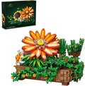 924 Pieces Sunflower Bonsai Plant Building Set Compatible with Lego Flower Building Sets Exquisite Plant Model for Adults Perfect for Mothers Day &amp Birthday Display