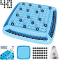 Magnet Game Board Game for Kids 8-12 Magnetic Game Chess Set for Kids and Adults Family and Friend Games Night Magnet Chess Game 40 Piceses 2-4 Players (Cyan)