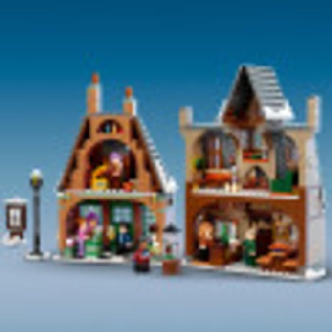 LEGO Harry Potter Hogsmeade Village Visit 76388 Building Toy 20th Anniversary Set with Collectible Golden Ron Weasley Minifigure Birthday Gift for Idea for Kids Girls and Boys Ages 8+