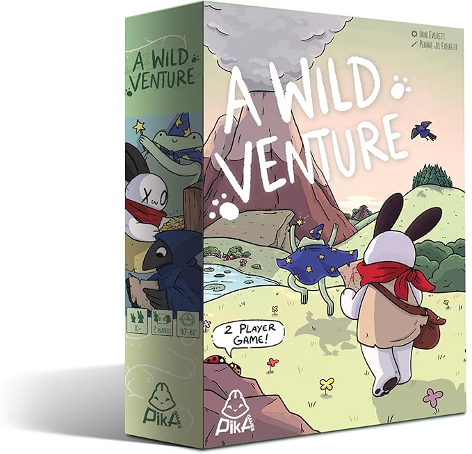 A Wild Venture Board Game - Engine-Building &amp Adventure Strategy Game Whimsical Fantasy World with 100+ Unique Cards Fast-Paced Gameplay for Kids &amp Adults Ages 10+ 2 Players 40-60 Min Pla
