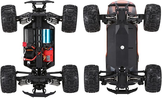 GoolRC 16889A Pro Brushless RC Cars for Adults 1:16 Scale Remote Control Car 4WD 45KM/H High Speed RC Truggy 2.4GHz All Terrains Off Road Monster Truck with 3 Batteries