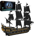 JMBricklayer Pirate Ship Model Building Sets Black Pearl Mysterious Toys Kits Collectible Blocks Cool Toy Gifts for Boys Teens Collectors (Upgraded Version 3180 Pieces) (40102)