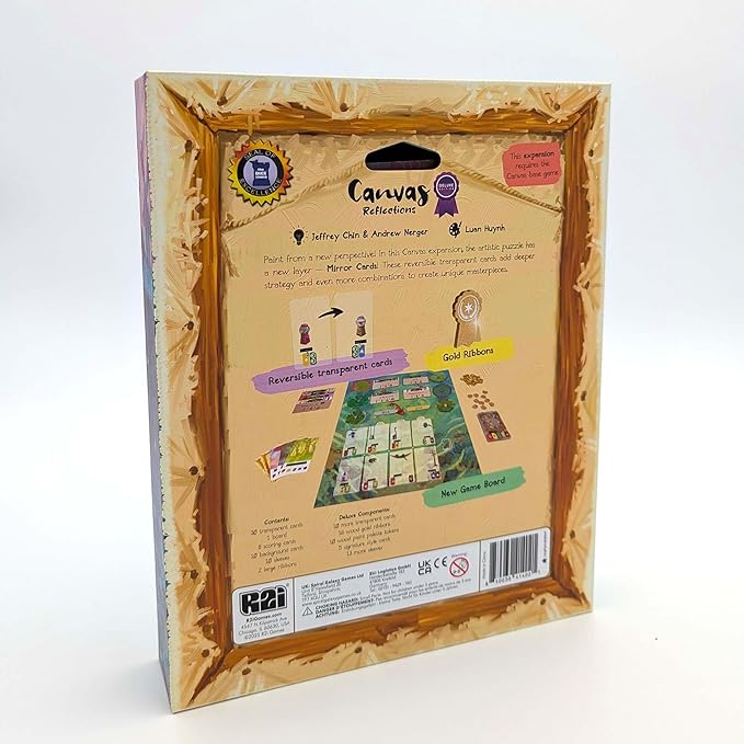 Canvas Reflections (Deluxe) Expansion - R2i Games - 1 to 5 Players - 30 Minutes Play Time