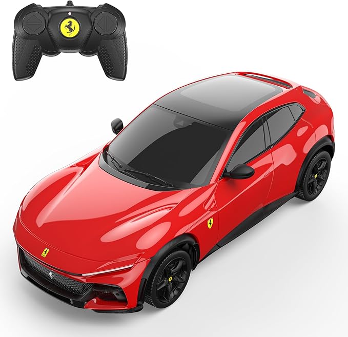 RASTAR Ferrari Remote Control Car 1/24 RC Ferrari Purosangue Toy Car for Kids Adults RC Sports Car – Red FUV