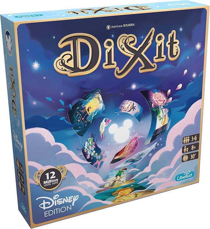 Asmodee Dixit Disney Edition Board Game - Immerse Yourself in a Magical Storytelling Adventure Fun Family Game for Kids &amp Adults Ages 8+ 3-6 Players 30 Minute Playtime