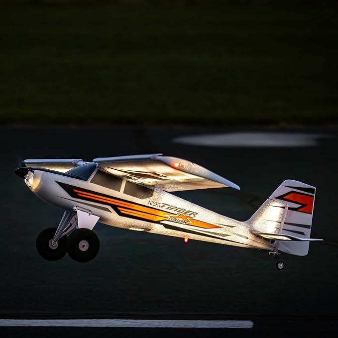 E-flite Night Timber X Evolution 1.2m BNF-Basic with AS3X and Safe Select EFL013850 RC Sport Airplanes