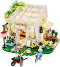 Flower House Building Block Set Botanical Garden Greenhouse Toys Kits with LED Light Birthday Decoration for Adults Women Teens Old Kids Girls 6+ 8-12 8-14 (832 PCS)