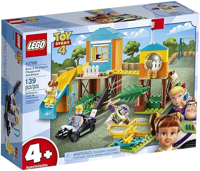 LEGO | Disney Pixar’s Toy Story Buzz &amp Bo Peep’s Playground Adventure 10768 Building Kit (139 Pieces)