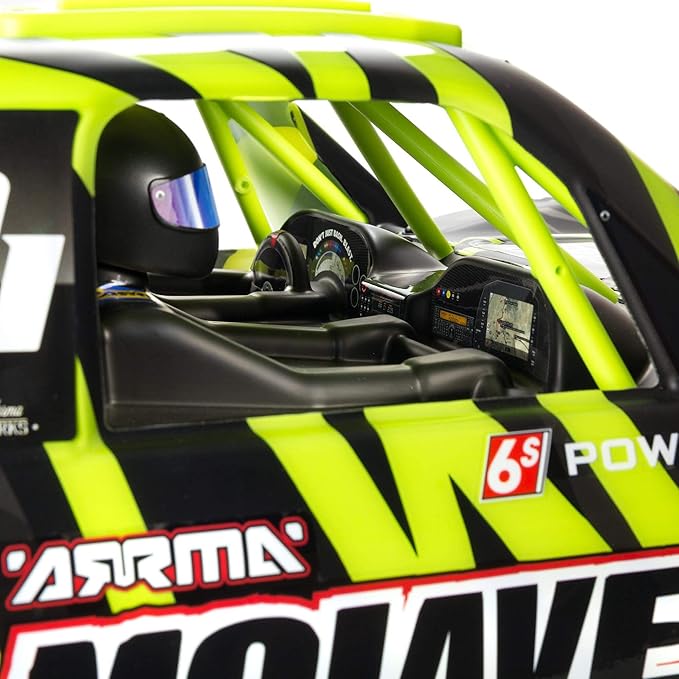 ARRMA RC Truck 1/7 Mojave 6S V2 4WD BLX Desert Truck with Spektrum Firma (Ready-to-Run) Green/Black ARA7604V2T1