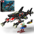 Mould King Shark Building Block Set Ideas Movable Ocean Animal Sea Fish Building Toy Home Decor Gift for Adult 1031 PCS