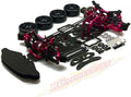 1/10 Alloy &amp Carbon RWD Drift Racing Car Frame Body Kit for Sakura D4