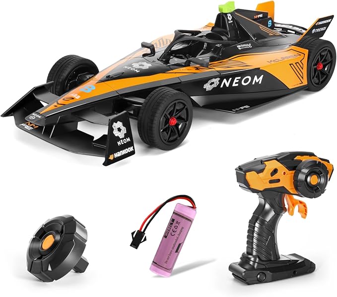 MIEBELY Remote Control Car - 1/14 Scale Authentic Licensed McLaren NEOM Formula Rc Race Car2.4GHz 3.7V 500 mAh Toys Racing Hobby Car Model Ideal Gifts for Adults Kids Boys Girls