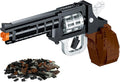 1:1 Pistol Building Blocks Set 400+ Pieces Building Blocks Model Gun Toy for Adults &amp Kids 14+ Unique Collectible Gift for Christmas Birthday Military Fans (Revolver)