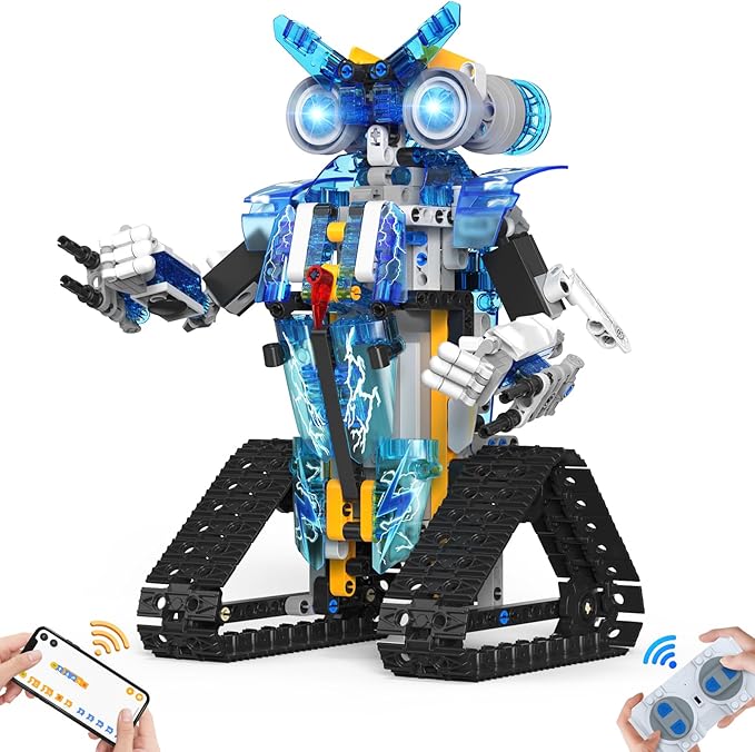 Robot Building Toys Stem Projects for Kids Ages 9-12 Remote &amp App Controlled Programmable Robot Building Blocks Science Kits Educational Birthday Xmax Gifts for 8-16 Year Old Teenage Boys Girls