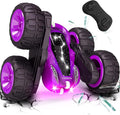 Tecnock Remote Control Car for Kids 2.4GHz RC Cars with USB-C Easy Charging 4WD Double Sided 360° Rotates and Flips RC Stunt Car Toys Gift for Boys and Girls Ages 6-8 8-12