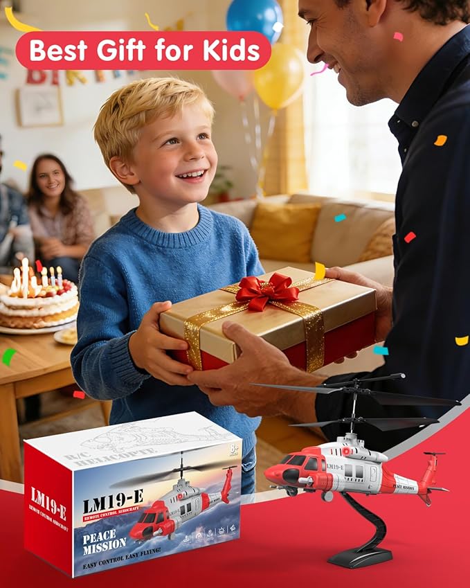 Army RC Helicopter with 10 Missiles LM19-E 2.4GHz Remote Control Helicopter for Beginners and Adults Military Helicopter Toy LED Lights Altitude Hold One-Key Take Off Indoor Friendly
