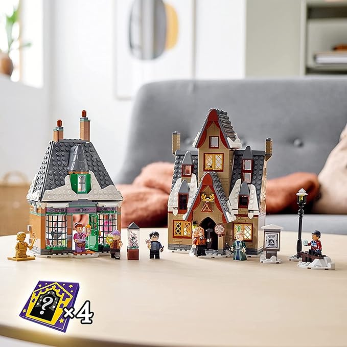 LEGO Harry Potter Hogsmeade Village Visit Building Toy 76388 20th Anniversary Harry Potter Set Birthday Gift Idea for Kids Girls Boys Age 8+ Years Old with Collectible Golden Ron Weasley Minifigure