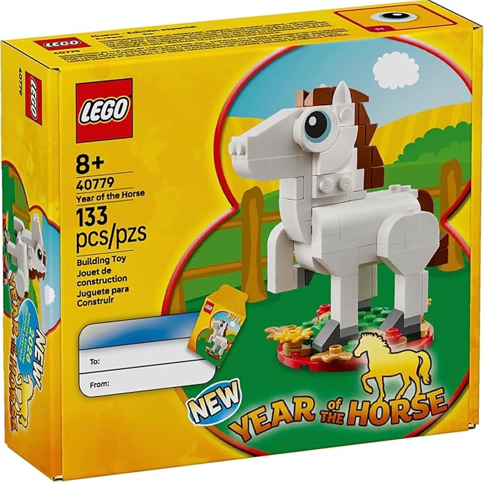 LEGO Seasonal 40779 Lunar New Year 2026 Year of The Horse Building Set – Limited Edition Collectible Display Figure Festive Gift Ages 10+