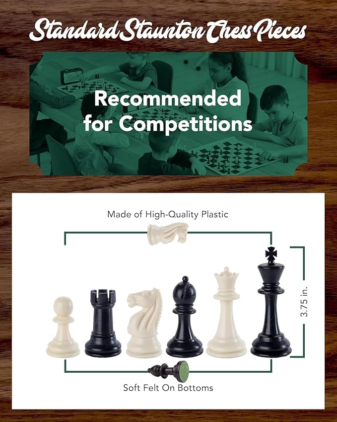 Bobby Fischer® Learn to Play Chess Set Board Game (12 Count)