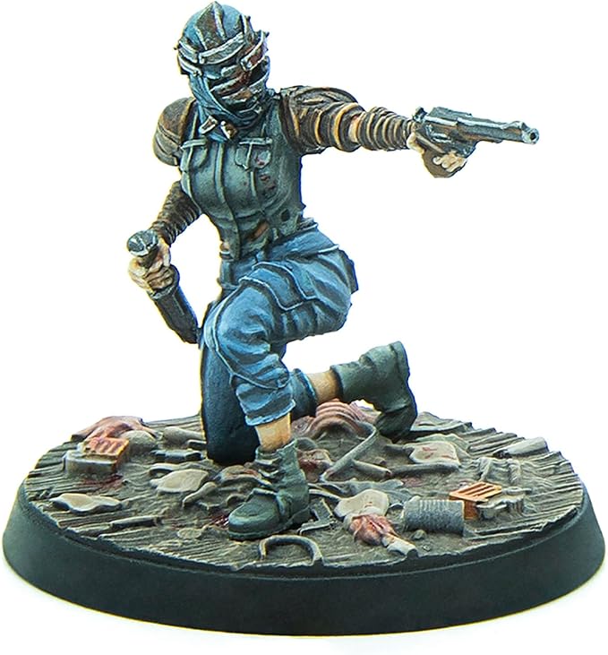 Modiphius Entertainment: Fallout: Wasteand Warfare Raiders - Disciples Leaders - 3 Figures Nuka World Wave 32mm Multi-Part Resin Unpainted Mniatures