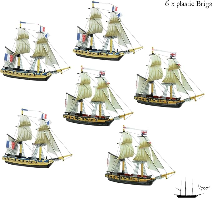 Warlord Games Master &amp Commander Starter Set Black Seas The Age of Sail Game for 2 or More Players Using Miniatures