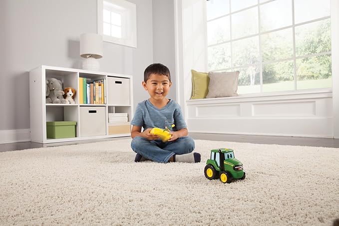 Tomy John Deere Remote Control Johnny Tractor Toy Green