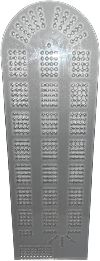 Cribbage Board Template - 4 Lane