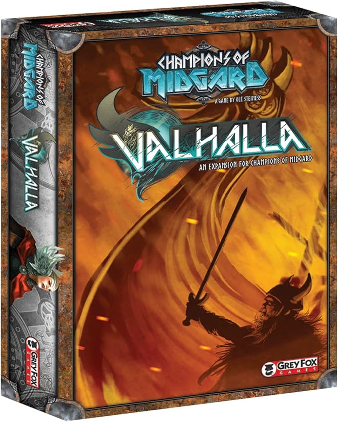 Grey Fox Games Champions of Midgard: Valhalla Expansion Board Game | Strategy Game