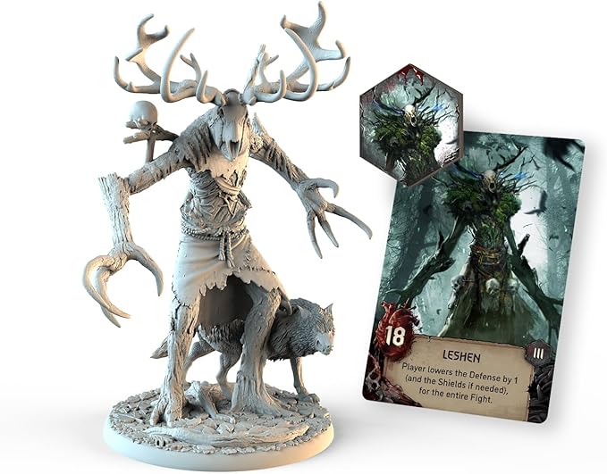 The Witcher Old World Deluxe Edition Board Game - Fantasy &amp Adventure Strategy Game for Adults Ages 14+ 1-5 Players 90-150 Min Playtime Made by Go On Board