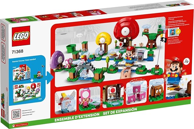 Lego 71368 Super Mario Toad’s Treasure Hunt Expansion Set Buildable Game