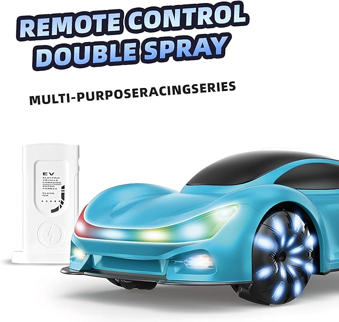 Remote Control CarGesture Sensing RC CarDrift RC Stunt Cars with Light Spray &amp Sound 2.4GHz Hobby RC Cars Toy for KidsDual Control 360° Rotate Birthday Gifts for Boys Girls 6+ (Blue)