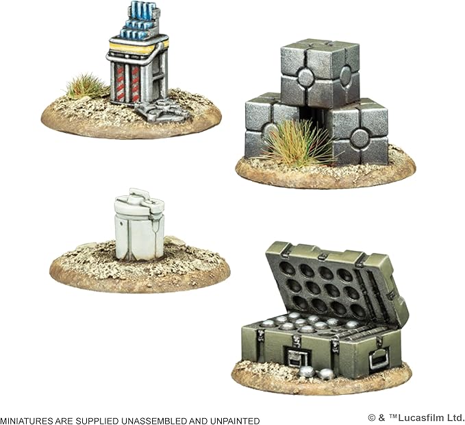 Asmodee Star Wars: Legion 3D Objective Tokens - Tabletop Miniatures Game Strategy Game for Kids and Adults Ages 14+ 2 Players 90 Min Playtime