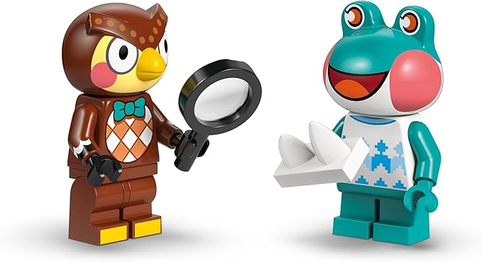 LEGO Animal Crossing Blathers’s Museum Collection Building Toy - Pretend Play Set W/2 Toy Minifigures for Girls &amp Boys Ages 7+ - Building Blocks for Kids - Gift Idea for Birthdays &amp Gamers -