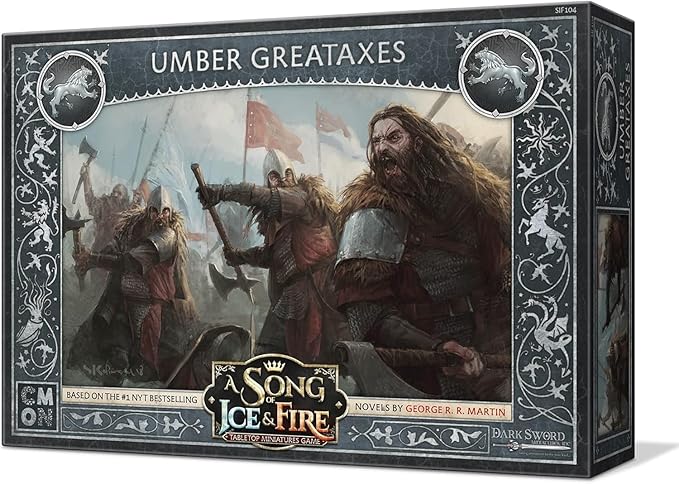 CMON A Song of Ice and Fire Tabletop Miniatures Game Umber Greataxes Unit Box (Multilingual Edition) - Strategy Game for Adults Ages 14+ 2+ Players 45-60 Minute Playtime Made by CMON
