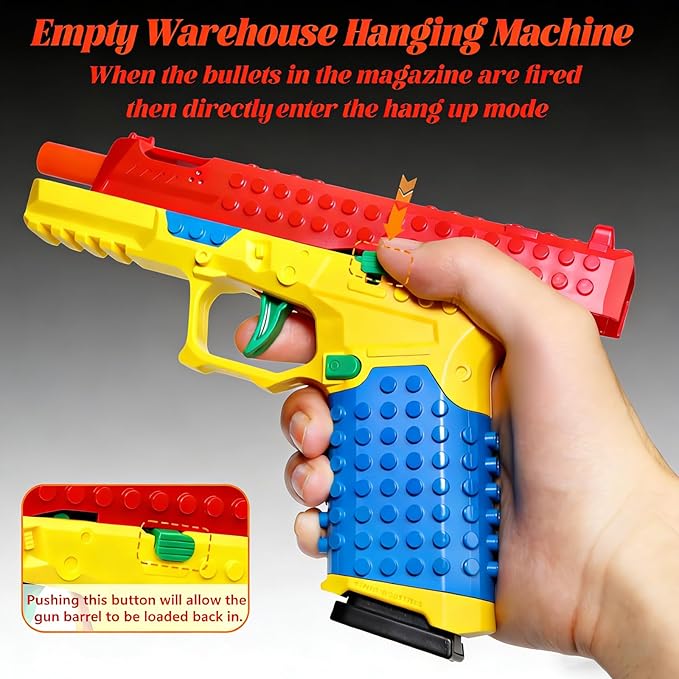 Modular Engineering Construction kit Including Handles and Display Stands Compatible with Standard Bricks Allowing for Repeated Assembly of Creative Gifts. (1pcs)