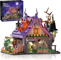 The Magical Retreat of The Witch Building Set Ideal Christmas and Easter Gift 1200 PCS Miniature House Model Building Brick Kit for Adults Teens Boys Girls 14+ (Purple-presale)