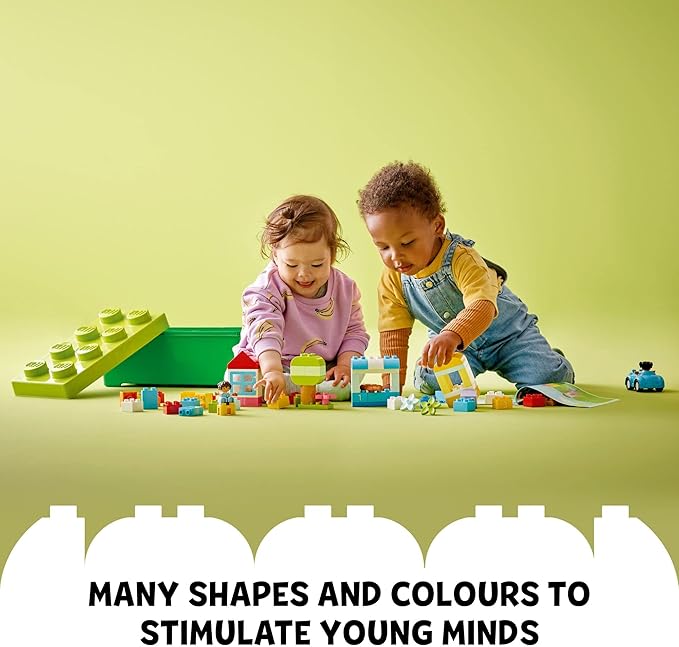 LEGO DUPLO Classic Brick Box Building Blocks - Learning &amp Educational Toys for Toddlers Preschool Ages 1.5+ Years - Develop Fine Motor Skills - Gift for Birthdays - 10913