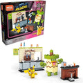 Mega Construx Pokemon Detective Pikachu Hi-hat Café Construction Set with Character Figures Building Toys for Kids (328 Pieces)