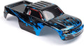 SummitLink Custom Body Compatible for 1/10 Scale RC Car or Truck (Truck not Included) (Muddy Blue Over Black)