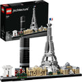 LEGO Architecture Paris Model Building Set - Detailed Display Building Block Set for Kids Boys and Girls Ages 12+ - Unique Gift for Travel &amp Architecture Enthusiasts - 21044