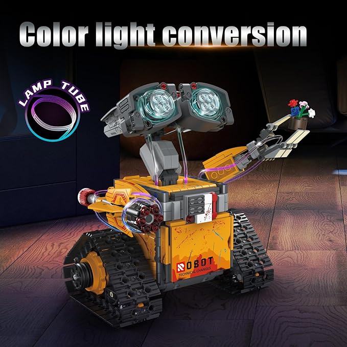 5 in 1 STEM Robot Building Kit 673 Piece APP/Remote Control Mech RC Robotics for Kids Ages 8-12 Educational Science Kit Coding Robots Toy Building Set Birthday Gifts for Boys Age 8-14+