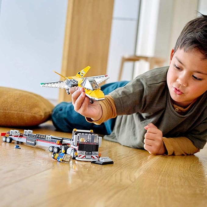 LEGO City Airshow Jet Transporter 60289 Building Kit Fun Toy Playset for Kids New 2021 (281 Pieces)