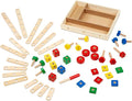 Melissa &amp Doug Wooden Construction Building Set in a Box (48 pcs)