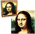 Pix Brix Pixel Art Puzzle Bricks - Mona Lisa 6400 Pieces - Patented Colorful Building Bricks to Recreate This Famous Print Create Builds Without Water Iron or Glue