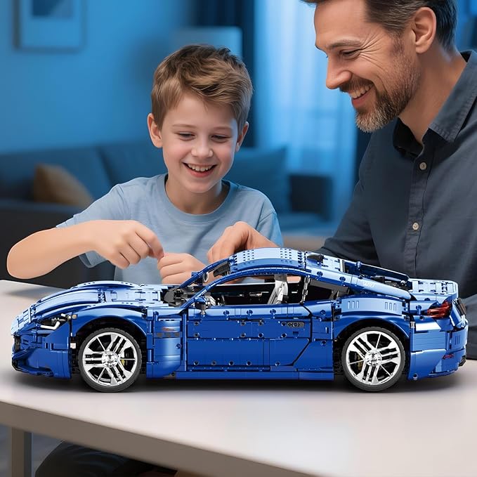 Reobrix Sports Car Building Blocks Set for Adults 1:8 Vehicle Racing Car Toy Model Building Kit for Adult 11010 Creative Gifts for Adults 14+ (5480PCS)