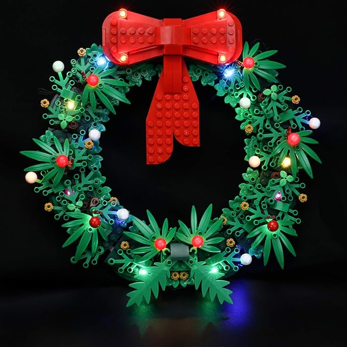 LIGHTAILING Light Set for (Christmas Wreath) Building Blocks Model - Led Light kit Compatible with Lego 40426(NOT Included The Model)