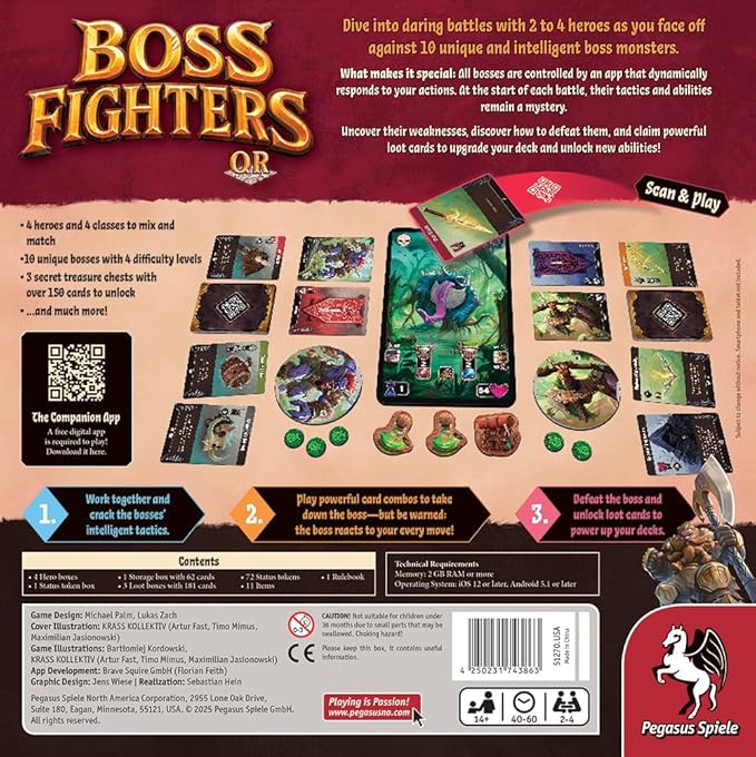 Boss Fighters QR Board Game